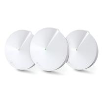 Roteador TP-Link Deco M5, Gigabit Ethernet, AC1300, 10/100/1000MBbs, Dual Band 2.4/5GHz, 4 Antenas, Branco - 3 Unidades Roteador TP-Link Deco M5, Gigabit Ethernet, AC1300, 10/100/1000MBbs, Dual Band 2.4/5GHz, 4 Antenas, Branco - 3 Unidades