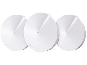 Roteador TP-Link WI-FI Mesh Deco M5 Gigabit Ethernet AC1300 10/100/1000MBbs Dual Band 2.4/5GHz Branco 3 Unidades Bivolt Roteador TP-Link WI-FI Mesh Deco M5 Gigabit Ethernet AC1300 10/100/1000MBbs Dual Band 2.4/5GHz Branco 3 Unidades Bivolt