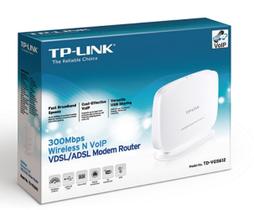 Roteador tp-link wifi modem vdsl/adsl voip td-vg5612 300mbps