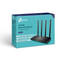 Roteador tp-link wireless gigabit mu-mimo ac1200 archer c6