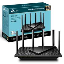 Roteador TPLink Archer AX73 AX5400 WiFi 6 5378Mbps Dual Band 6 Antenas Roteador TPLink Archer AX73 AX5400 WiFi 6 5378Mbps Dual Band 6 Antenas