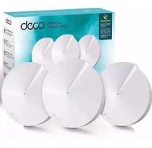 Roteador TPLink DECO M5 Mesh Archer AC1300 Wireless Gigabit Dual Band 2.4 5GHz 4 Antenas Pack 3Pçs