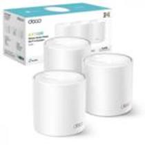 Roteador TPLink Deco Mesh X20 WiFi 6 AX1800 5 GHz WAN LAN Gigabit 2 Antenas Internas 2 Peças Branco DECO X20 3PACK