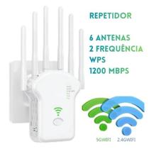 Roteador Wi-Fi 1200 Mbps com Amplificador e LAN/WAN