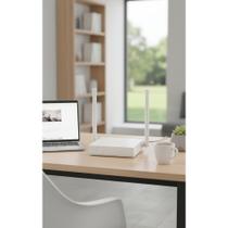Roteador Wi-Fi 300Mbps N300 Branco: Alcance e Velocidade Roteador Wi-Fi 300Mbps N300 Branco: Alcance e Velocidade