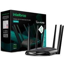 Roteador Wi-Fi 5 Intelbras W5-2100G inMesh - Dual Band AC2100, 6 Antenas 5 dBi, 3 LAN + 1 WAN Gigabit, até 180 m²