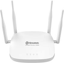 Roteador Wi-Fi Greatek 1200Mbps Porta Gigabit Gwr1200ac