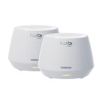 Roteador WI-Fi Intelbras Twibi Force AX - Combo 2 unidades, Gigabit, Wi-Fi MESH, MU-MIMO, Dual Band