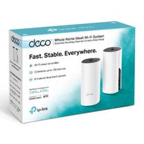 Roteador Wi-fi Mesh Dual Band Gigabit Tp-Link Deco HC4 AC1200 Wireless - Kit 2 Un