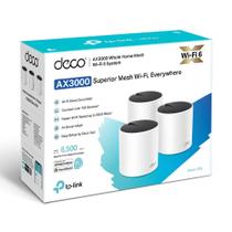 Roteador Wi-Fi Mesh TP-Link Deco X55 AX3000 Kit 3 Unidades