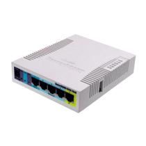 Roteador Wi-Fi Mikrotik RB951UI-2HND - 5 portas LAN - 1 porta PoE - Alta potência 1000mW