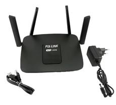 Roteador Wi-fi Wireless-AC 5G 1200Mbps 4 Antenas Pix-Link