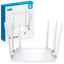Roteador Wifi 2.4GHz 300mbps com 6 Antenas KNUP - KP-RW403/M Roteador Wifi 2.4GHz 300mbps com 6 Antenas KNUP - KP-RW403/M