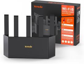 Roteador WiFi 6 Tenda AX1500 RX2L Pro Gigabit de banda dupla Roteador WiFi 6 Tenda AX1500 RX2L Pro Gigabit de banda dupla