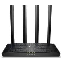 Roteador Wiireless Wi-Fi Mesh TP Link Archer C6 Full Gigabit MU-MIMO 5GHz, Dual-Band AC1300, Com 4 Antenas
