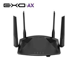 Roteador Wireless D-Link WiFi 6 EXO AX1800, 2.4Ghz/5Ghz, Suporte a Google Assistant e Alexa, Preto - DIR-X1860