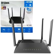 Roteador Wireless DLink DIR842 Ethernet AC 1200Mbps Duas Redes WiFi 4 Antenas Externas Tr069 Unidade ALR