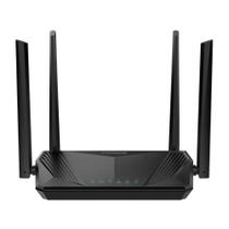 Roteador Wireless Intelbras W6-1500 1200mbps Dual Band 3 Portas Lan 4 Antenas Preto