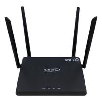 Roteador Wireless Iuron IURON-1800 - 1800MBPS - Dual-Band - 4 Antenas - Preto Roteador Wireless Iuron IURON-1800 - 1800MBPS - Dual-Band - 4 Antenas - Preto