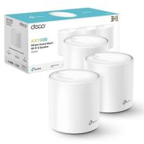Roteador Wireless Mesh Deco X10 (3-Pack) Wi-Fi 6, Gigabit, Dual-Band, AX1500, TP-LINK Roteador Wireless Mesh Deco X10 (3-Pack) Wi-Fi 6, Gigabit, Dual-Band, AX1500, TP-LINK