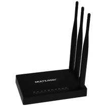 Roteador Wireless Multilaser RE085 AC750 300 MBPS Em 2.4GHZ + 433 MBPS Em 5GHZ - Preto