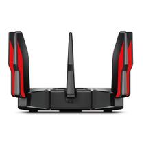 Roteador Wireless TP-Link Archer AX11000 - 4804/4804/1148MBPS - Tri-Band - 8 Antenas - Preto e Vermelho