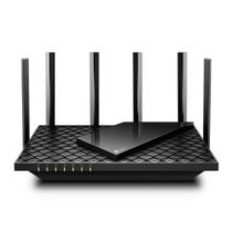 Roteador Wireless Tp-Link AX73 AX5400 Dual Band Wi-Fi 6 4-LAN 1-WAN 2.4GHz 5GHz 5400Mbps - Preto