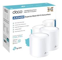 Roteador Wireless Wi Fi 6 TPLink Deco X60 Mesh AX5400 Dual Band Pack 2 Peças