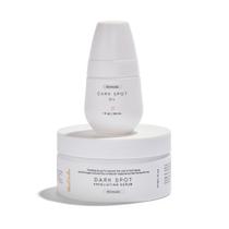Rotina de 2 etapas do Skincare Bushbalm para manchas escuras e cabelos encravados