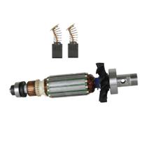 Rotor 110V e Carvão P/ Tupia Makita RT0700C