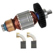 Rotor 220V e Jg Carvão P/ Serra Makita 5007MG Rotor 220V e Jg Carvão P/ Serra Makita 5007MG