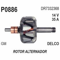 ROTOR ALTERNADOR para CHEVETE PEQUENO DELCO 35AP 12V