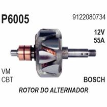 ROTOR ALTERNADOR para TRATOR VALMET CBT EIXO LONGO 55AMP 12V