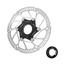 Rotor De Disco De Bicicleta Em Aço Inoxidável Cortado a Laser CNC IIIPRO Com Bloqueio Central, Rotor Rotor De Disco De Bicicleta Em Aço Inoxidável Cortado a Laser CNC IIIPRO Com Bloqueio Central, Rotor