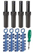 Rotor de Irrigação Rain Bird 5004-PC Ajustável de 4 polegadas Pacote com 4 unidades