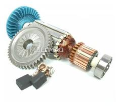 Rotor Furadeira Hp1640 220v Escovas Engrenagem 45 Makita