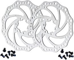 Rotores de freio a disco de bicicleta D Dymoece 2 unidades 140 mm/160 mm/180 mm/203 mm Rotores de freio a disco de bicicleta D Dymoece 2 unidades 140 mm/160 mm/180 mm/203 mm