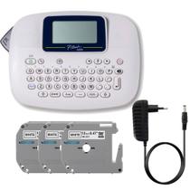 Rotulador Brother Pt-m95 Branco+ 1 Fonte + 3 Fita Xfull M231 Rotulador Brother Pt-m95 Branco+ 1 Fonte + 3 Fita Xfull M231