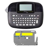 Rotulador Brother Pt-m95bk + 02 Fita Extra X-full M-k631 Rotulador Brother Pt-m95bk + 02 Fita Extra X-full M-k631