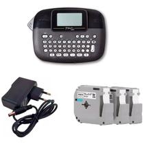 Rotulador brother pt-m95bk + 03 fitas + fonte Rotulador brother pt-m95bk + 03 fitas + fonte