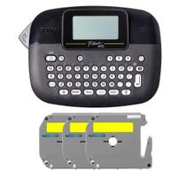 Rotulador Brother Pt-m95bk Eletronico + 03 Fita X-full Mk631 Rotulador Brother Pt-m95bk Eletronico + 03 Fita X-full Mk631