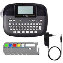 Rotulador Brother Pt-m95bk + Kit 06 Fita Coloridas + Fonte