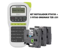 Rotulador Brother PTH-110+3 Fitas Originais Tze 12mm