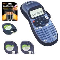 Rotulador Eletrônico Letratag Lt100h AZUL Com 3 Fita 4 Pilha