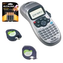 Rotulador Eletrônico Letratag Lt100h Prata C/ 2 Fita 4 Pilha