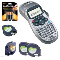 Rotulador Letratag Lt100h PRATA 4 Pilha 3 Fita+1 para Tecido
