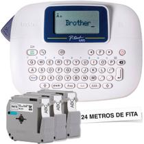 Rotulador pt-m95 brother branco ptm95wtbp + 3 fitas m231 Rotulador pt-m95 brother branco ptm95wtbp + 3 fitas m231