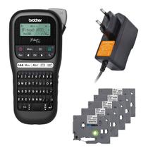Rotulador pth110bk preta brother + 5 fitas + fonte Rotulador pth110bk preta brother + 5 fitas + fonte