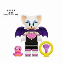 Rouge Sonic Minifigura De Montar