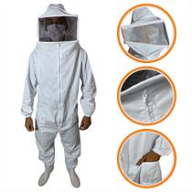 Roupa Abelha Macacão Apicultor Tirar Colher Mel Traje Proteção Roupão Apicultura Completo Profissional Brim Roupa Abelha Macacão Apicultor Tirar Colher Mel Traje Proteção Roupão Apicultura Completo Profissional Brim